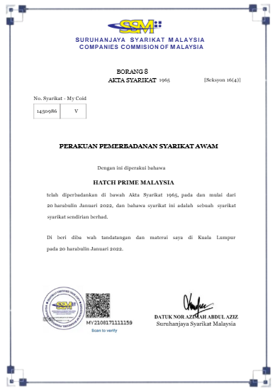 Company Registration (SSM)